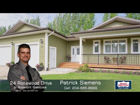 24 Rosewood Drive in Rosenort Manitoba with Patrick Siemens