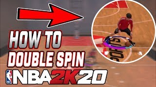 MOST UNGUARDABLE MOVE NBA 2K20 🔥 DOUBLE SPIN (EASY TUTORIAL) BECOME A DRIBBLE GOD 2K20!