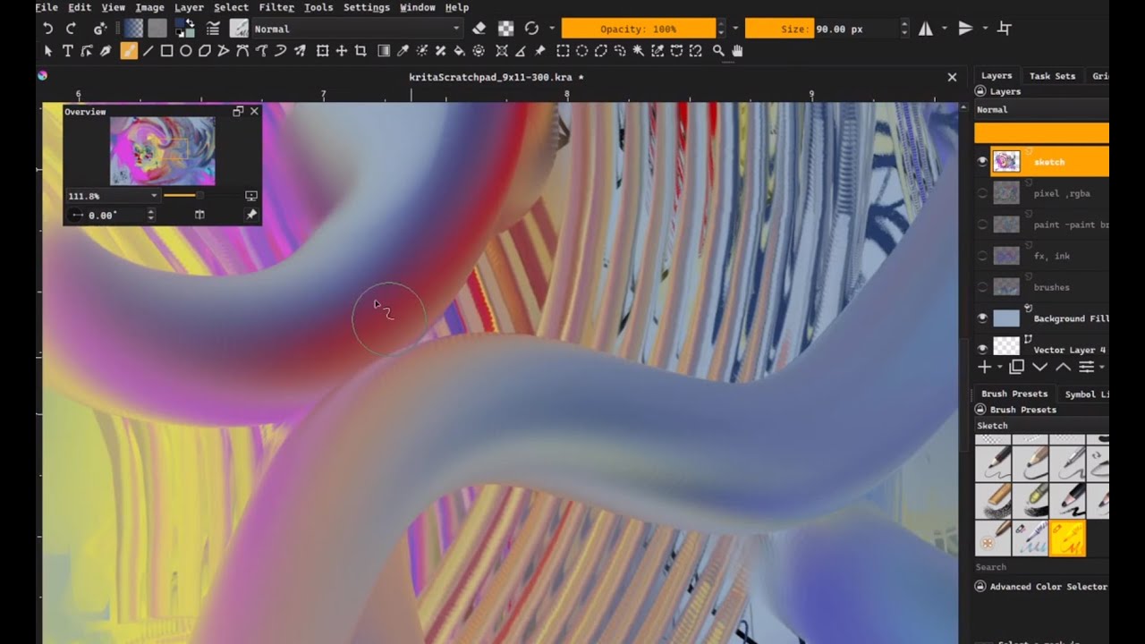 Finally found the best FREE alternative to Photoshop! Live paint brush testing.