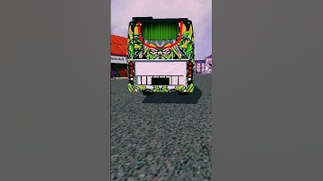 Pikachu Zedone Bus Mod in Bus Simulator Indonesia🥳Bussid Private Bus Mod #bussidmod #shorts #busgame