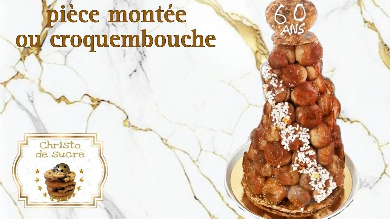 la recette en détails du croquembouche ou pièce montée (10 - 12 personnes) 😋🐞
