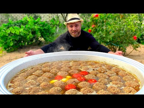 Azeri Kuzu Köfte Çorbası - yemek pişirmeküfte bozbaş (Küftə-Bozbaş)