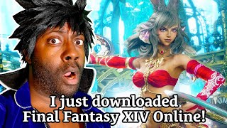 I Just Downloaded Final Fantasy XIV Online! #finalfantasyxiv