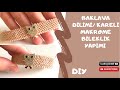 Kareli makrome bileklik/ macrame bracalet/ owl macrame/ friend bracalet/ kendinyap/ baykuş makrome