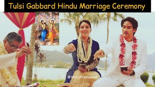 Famous Tulsi Gabbard || तुलसी गब्बर्ड Hindu Marriage Ceremony Video New Latest #usa #intelligence #iskcon Wealth