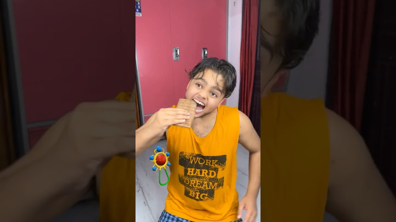 Tillu Chocolate kaise Khaiga🍫🥵#shorts #comedy #funny #olidavines