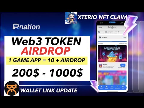 📍PLAY NATION WEB3 AIRDROP CLAIM | XTERIO NFT CLAIM UPDATE | SATOSHI APP WALLET LINK UPDATE 📲