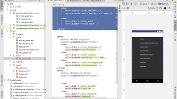 Android Navigation Drawer Tutorial - Part 1