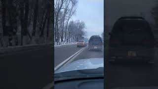 23.12.2019 Алматинская область Кульджинский тракт движение по встречной полосе