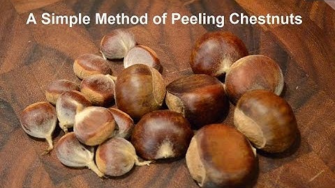 Peeling Chestnuts for Cooking