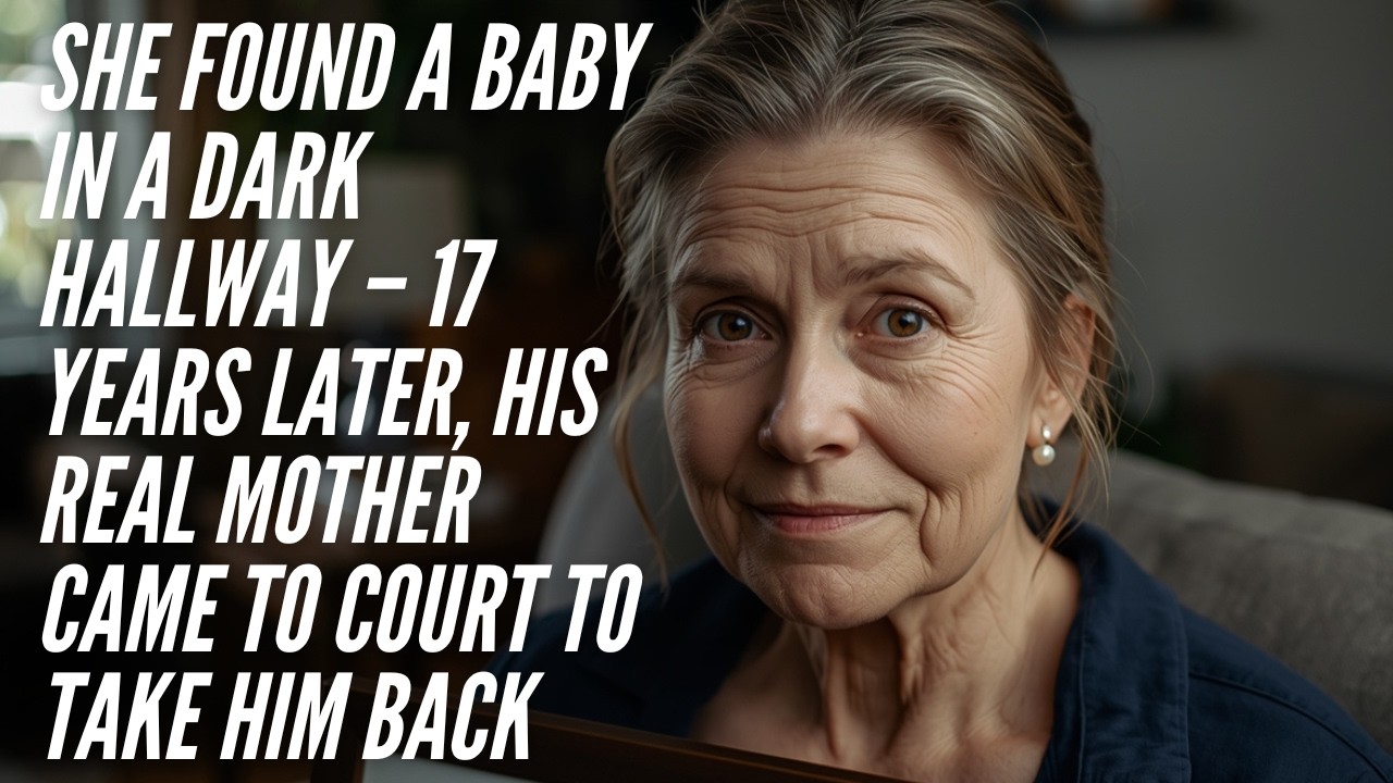 She Found a Baby in a Dark Hallway – 17 Years Later, His Real Mother Came to Court to Take Him Back