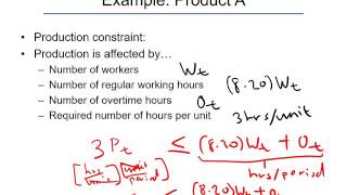 Aggregate Planning Part 3