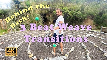 Behind the Back Three Beat Weave Transitions - Tech Poi Tutorials