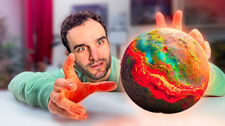 Je crée une planète miniature !