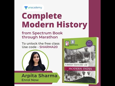 Lecture 3 : आधुनिक भारत का इतिहास: Marathon Session | First 4 Chapters | Modern History | UPSC CSE
