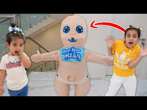 بابا تحول الى بيبي لولو 