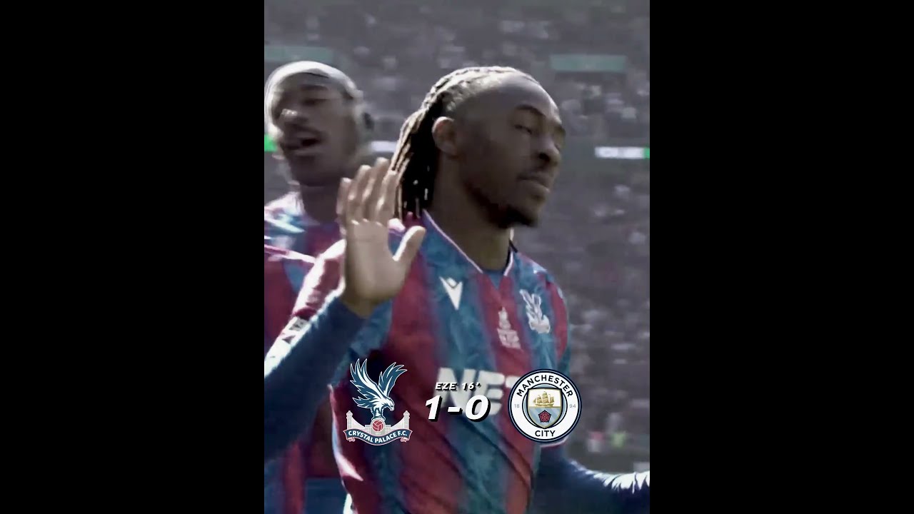 Crystal Palace 🦅 beats Man City for first trophy in 119 years! 🏆😱