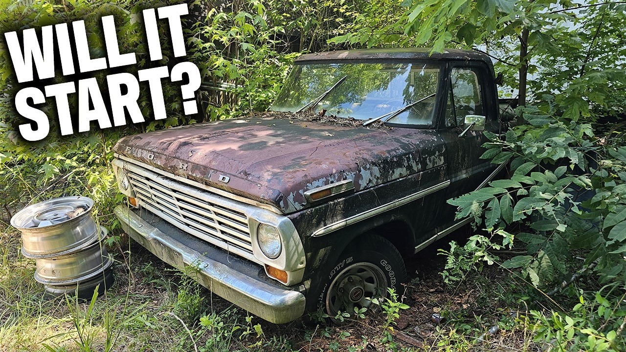 Will It Start? Abandoned 26 YEARS 67 F100  SHORTBED - $1500