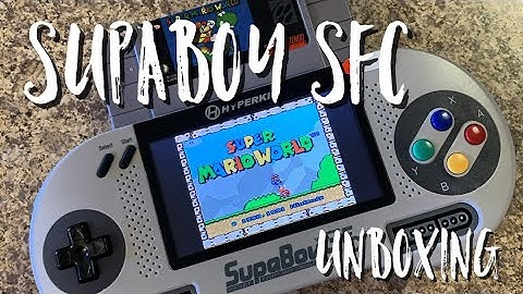 SupaBoy SFC Portable SNES Unboxing, Test, Review
