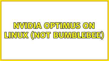 Nvidia Optimus on Linux (not bumblebee)