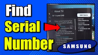 How to Find Serial Number & Model Code on Samsung TV (Best Method)