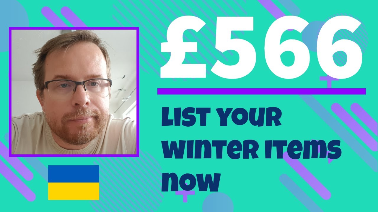 List your winter items now. What's sold on Ebay UK last week? Reselling