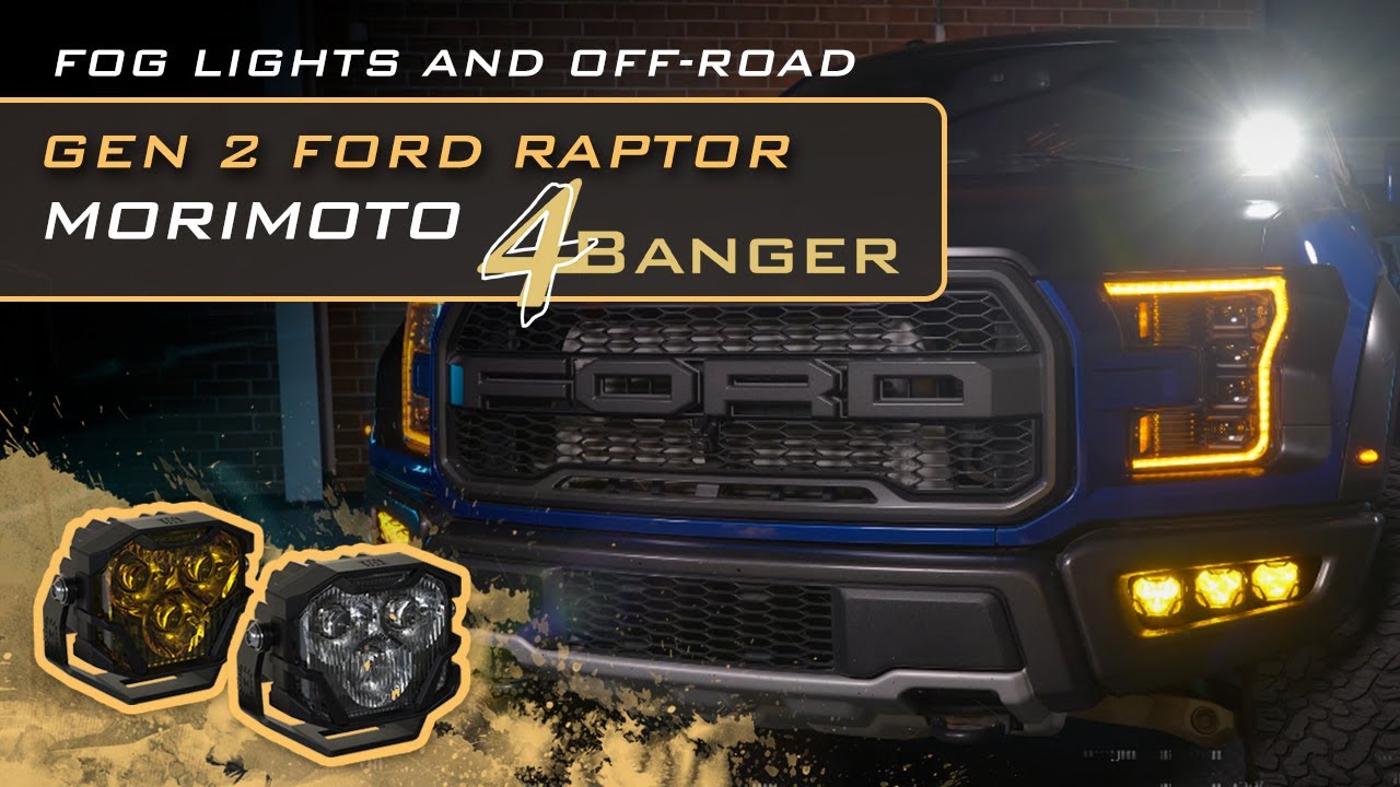 Morimoto 4Banger LED Fog Lights: Ford Raptor