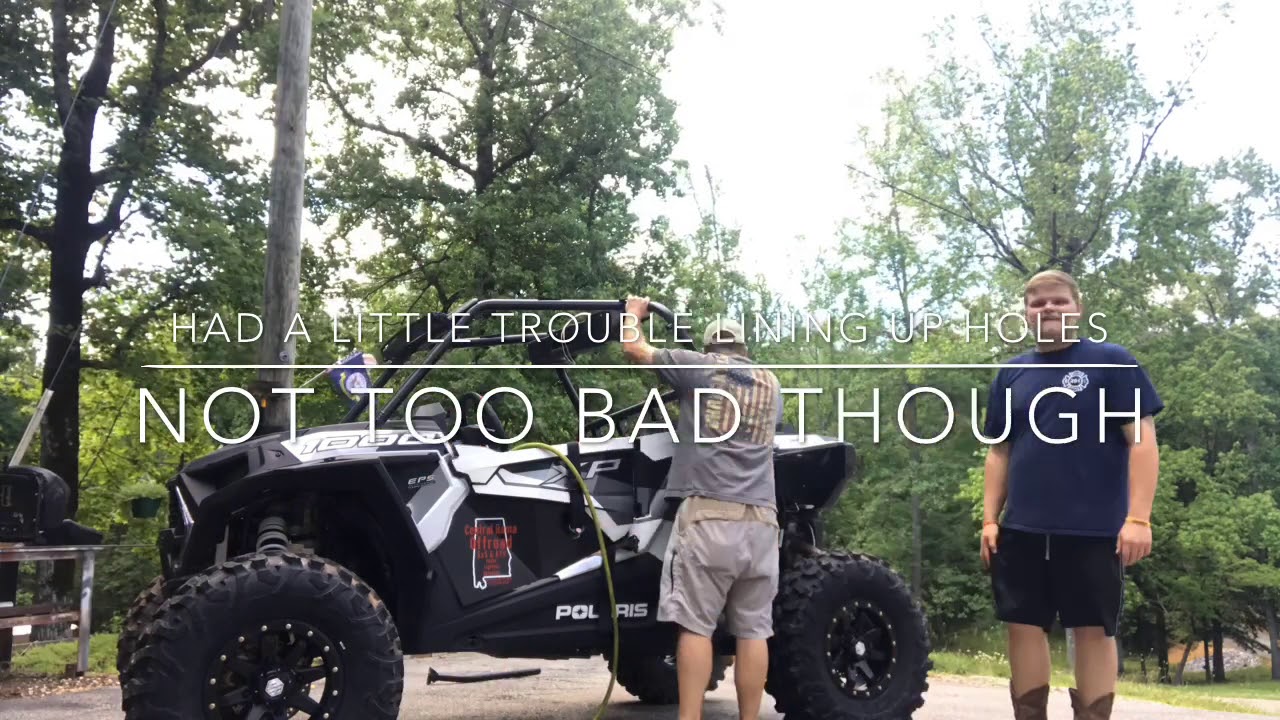 CW Motorsports 5” low pro cage rear bar install YouTube