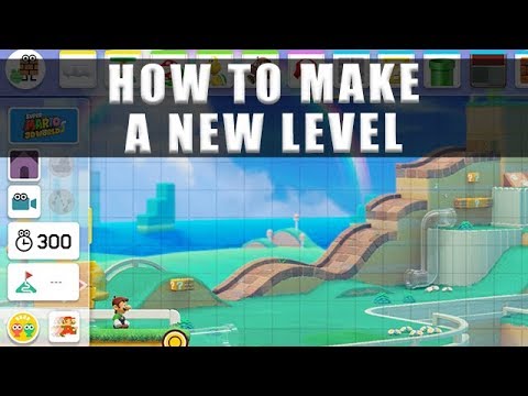 Super Mario Maker 2 how to make a new level - YouTube