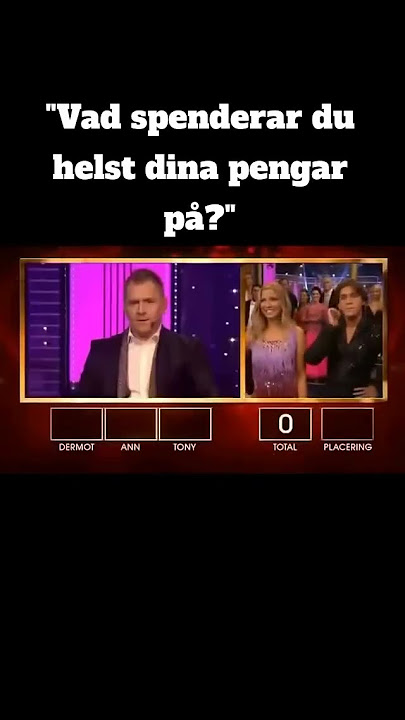 Dermot Clemenger svarar på frågan vad spenderar du helst pengar på? #thaimassage #svenskaklipp #sex