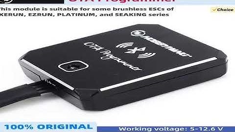 Hobbywing OTA Programmer Bluetooth Module for Xerun Ezrun Platinum Seaking Brushless ESC F