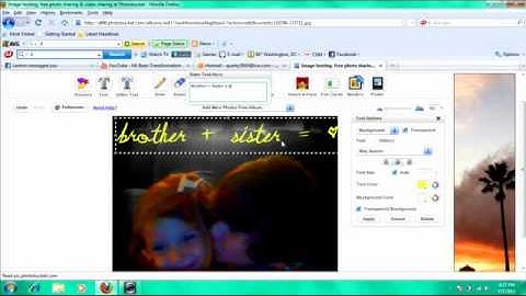 Editing a picture from photobucket