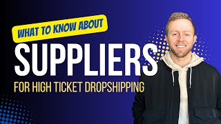 What You MUST Know About High Ticket Dropshippjng Suppliers