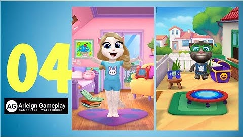 My Talking Tom 2 vs My Talking Angela 2 Gameplay Walkthrough Part 4 | Arleign Gameplay
