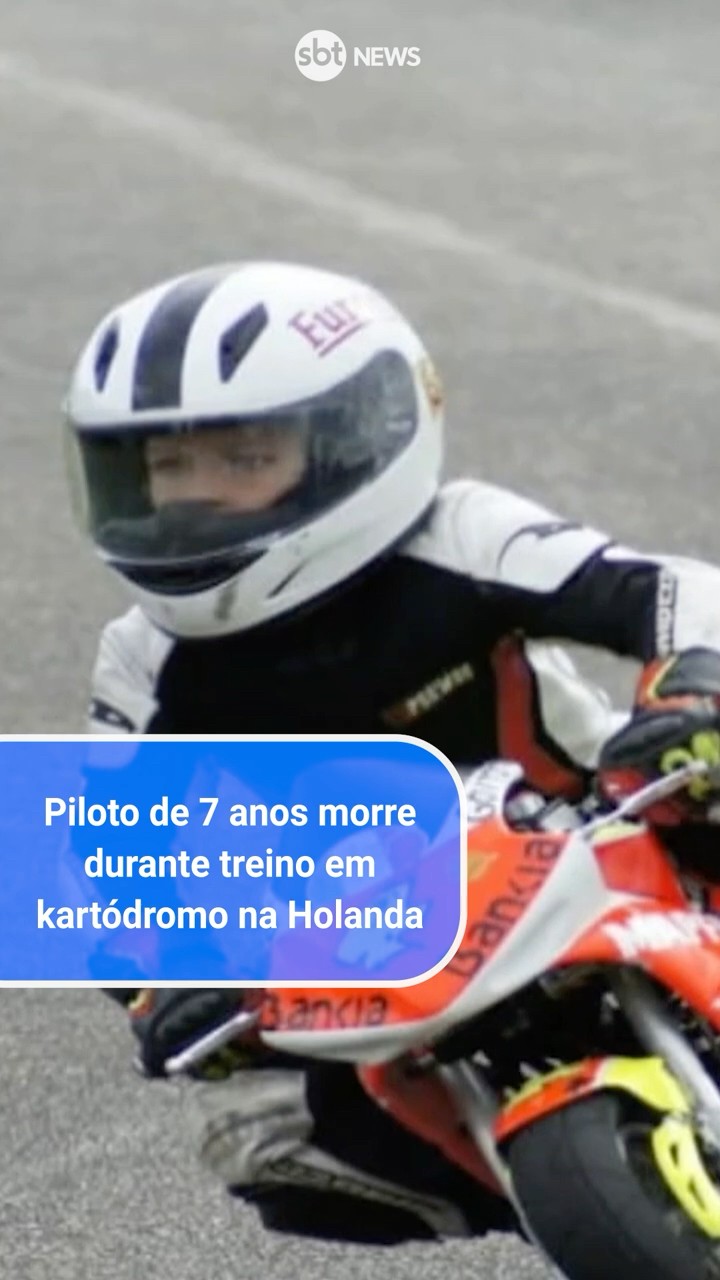 Piloto de 7 anos morre durante treino em kartódromo na Holanda