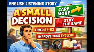 A Small Decision | English Listening Story (B1–B2) 🎧 Improve Your English