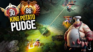 When King Potato's Pudge Equips Dragonclaw Hook | Pudge 