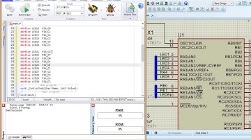 CCS - PIC16F877A - 08 - The Leds Pine Effect