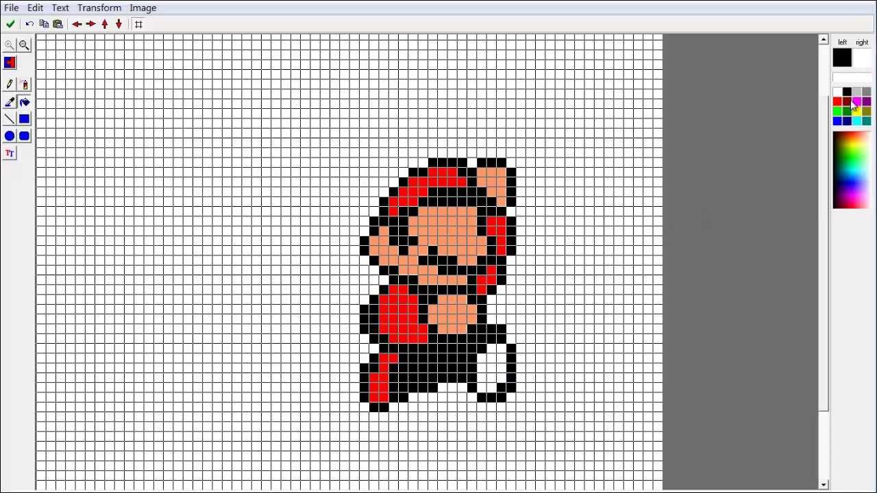 Pixel Speed Art [Mario] - [PIXLI] - [Dansk/Danish] - YouTube