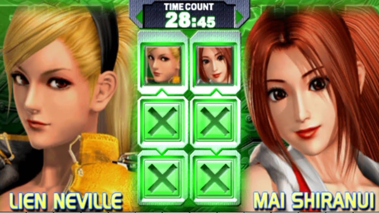 KoF Maximum Impact Regulation A | Lien Neville vs Mai Shiranui [Ryona リョナ]