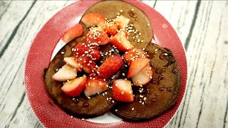 Crepes o tortitas saludables con harina de algarroba | healthy pancakes by Recetas La Cocina Roja 1,976 views 3 years ago 2 minutes, 13 seconds