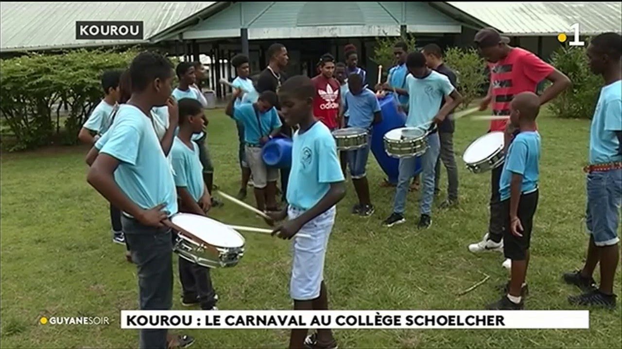 Kourou : le carnaval au collège Schoelcher