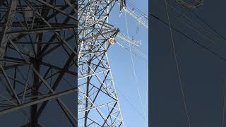 Conductor Pulling Overhead Transmission Lines #transmissionline #project #stringing #foryou