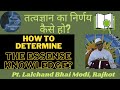       how to determine the essense knowledge  pt shri lalchand bhai modi