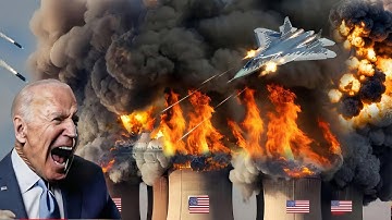 2 MINUTES AGO: The largest US oil depot was destroyed by fire in a SU-57 attack.