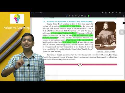 Ch 2  Meaning & Fundamentals of book-Keeping 11 Standard I By Rahul Sir I Lecture 1