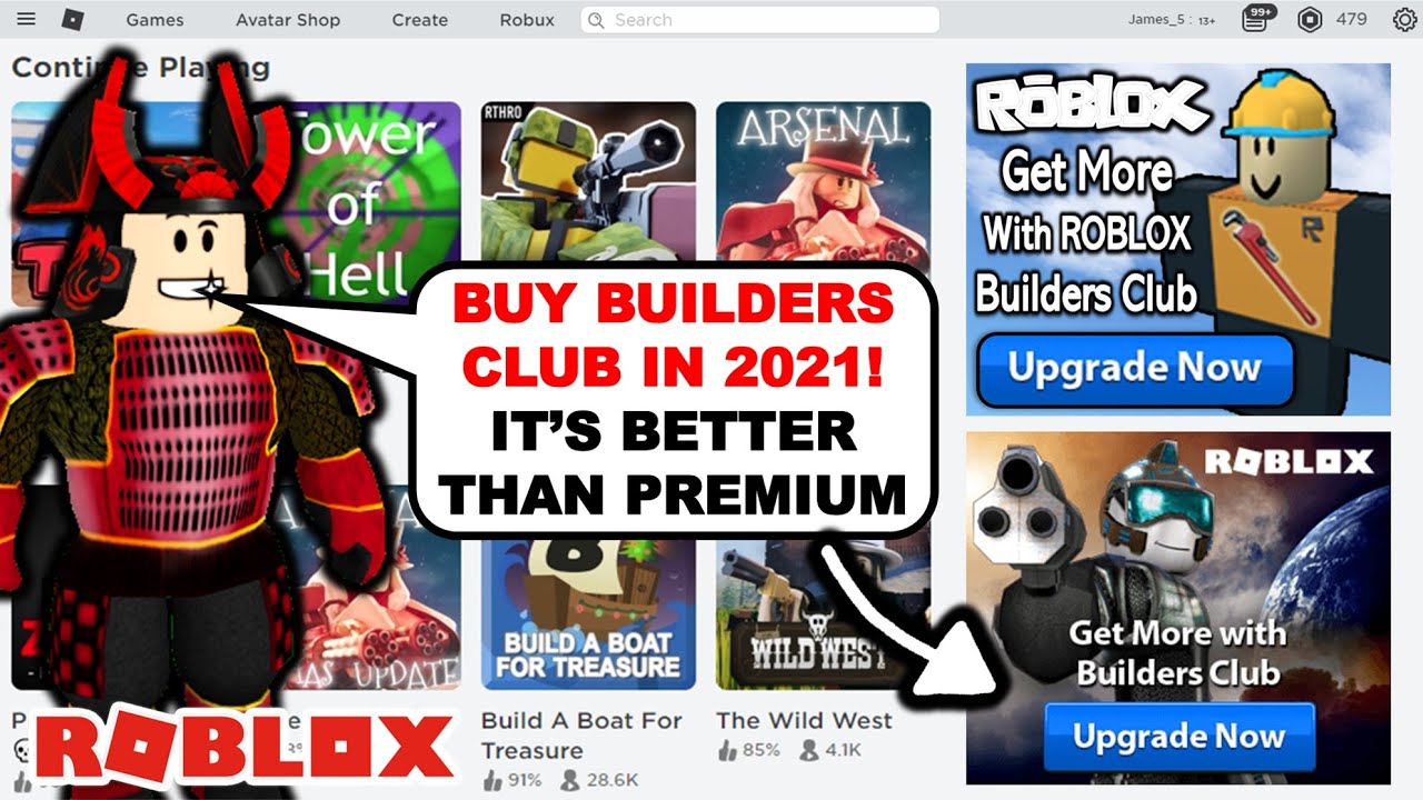 Why does Roblox still advertise builders club in 2021? - YouTube