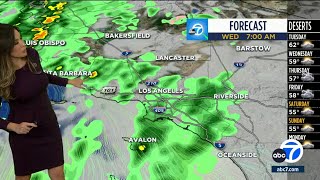 Here's when to expect heavy rain, potential flash flooding across SoCal
