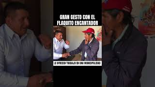 Gran gesto con el flaquito encantador!