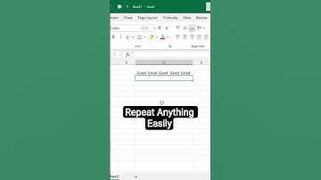 Excel REPT Formula – Repeat Anything Easily! ExcelTips #ExcelShorts #REPTFormula #ExcelTricks #Excel
